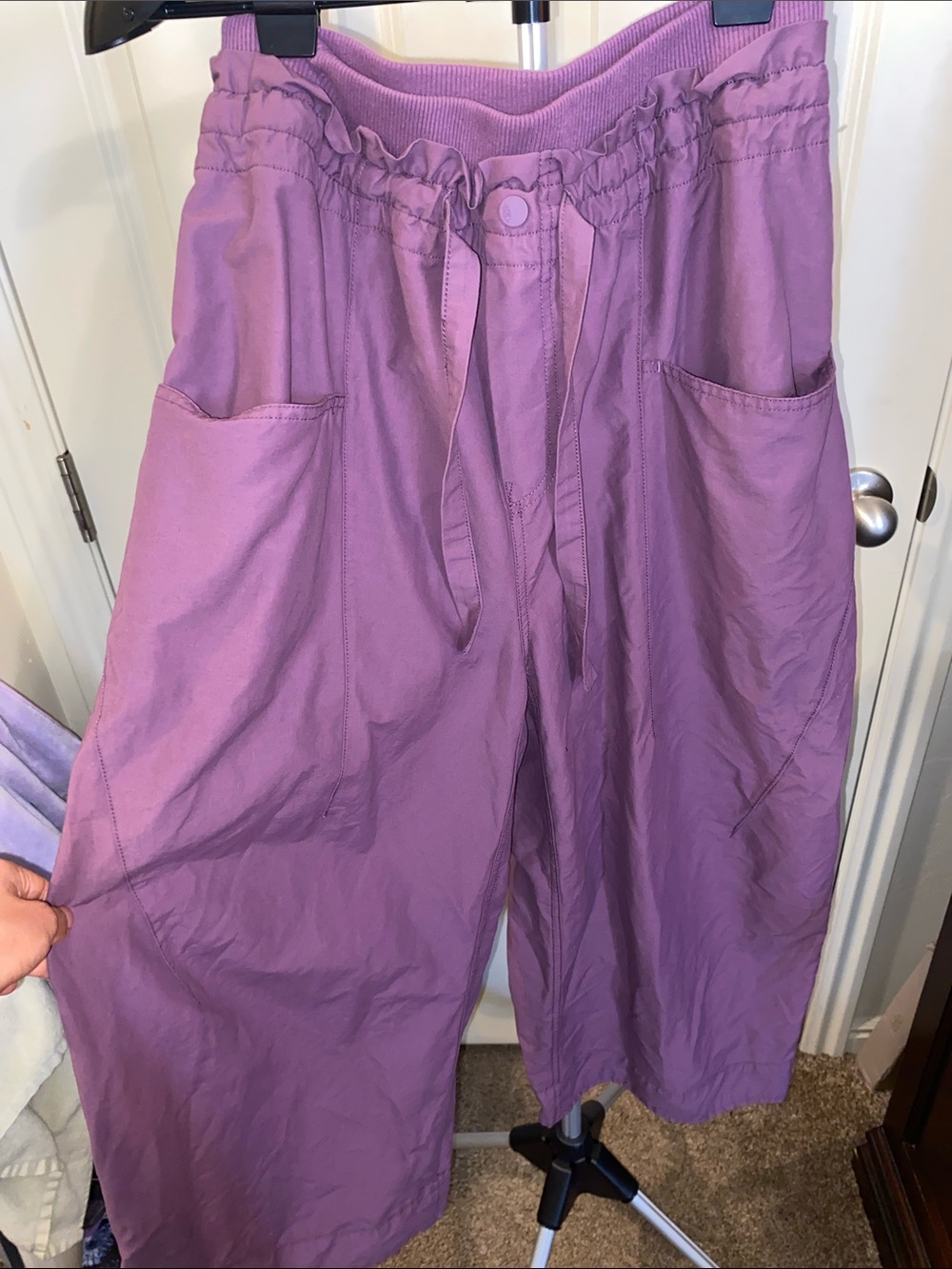 NWOT FP MOVEMENT FRESH START PANTS PURPLE SIZE XS - Picture 3 of 5